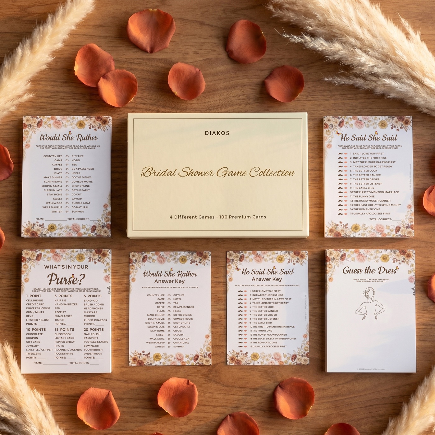 Boho Terracotta Diakos bridal shower theme